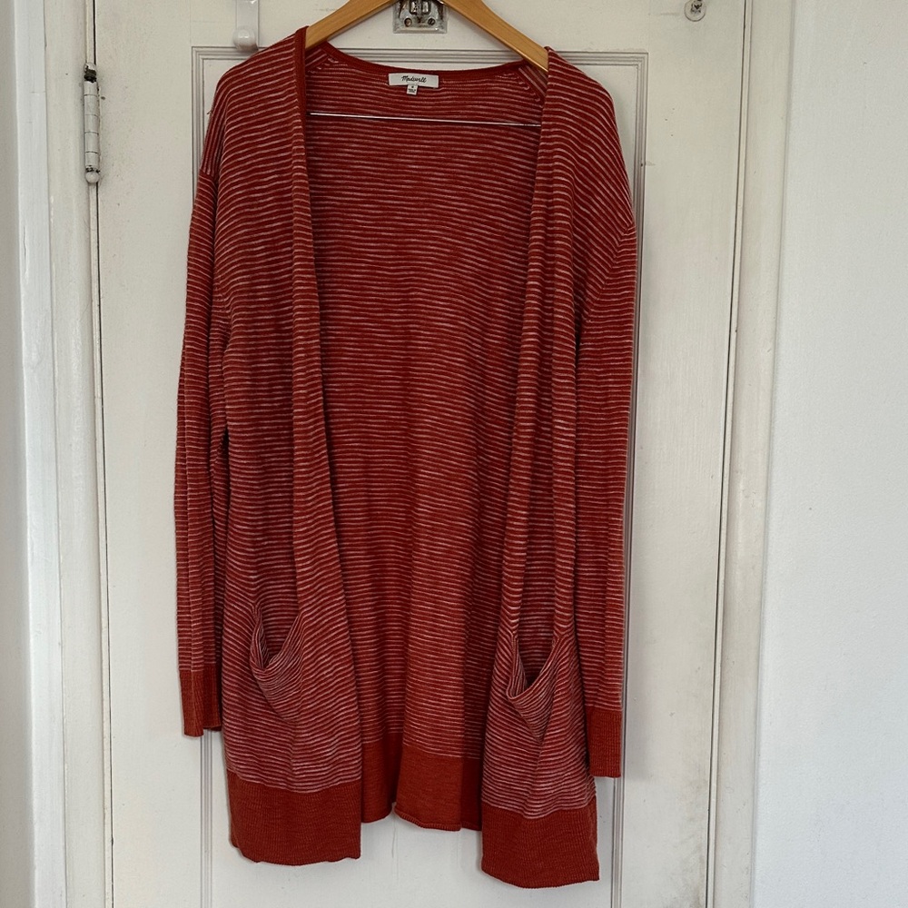 Madewell Women's Striped Cardigan